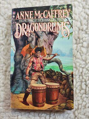 Anne McCaffrey Dragondrums Paperback 1980 Bantam Harper Hall Trilogy Fantasy
